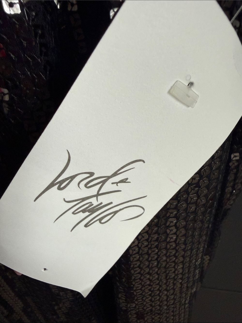 Xscape Lord&Taylor Black Sequin Cocktail Dress - Picture 4 of 6